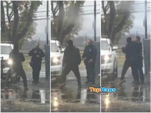 Officer Roman Scuadroni Guy Punches Police Officer Then Learns Hard Way That Cop Has K9 Partner