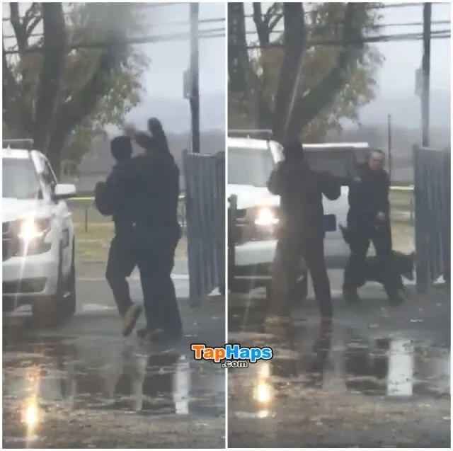 Officer Roman Scuadroni Guy Punches Police Officer Then Learns Hard Way That Cop Has K9 Partner