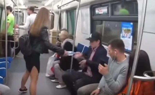 Anna Dovgalyuk Attacks Men On Subway, Offers Odd Reason For Doing It