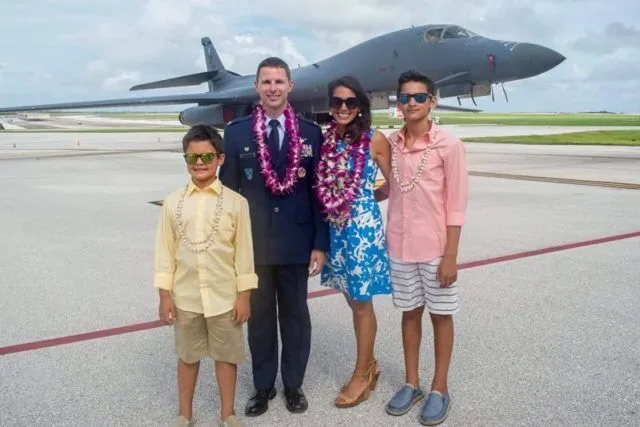 Tania Duenas Sweeney's Son Stops Jumping On Trampoline For National Anthem