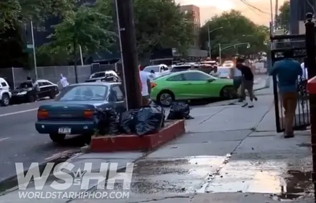 green car