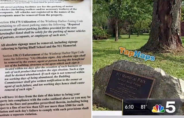 Leigh Gardella Wood City Hits Woman With 500 Daily Fine For Memorial On Her Property