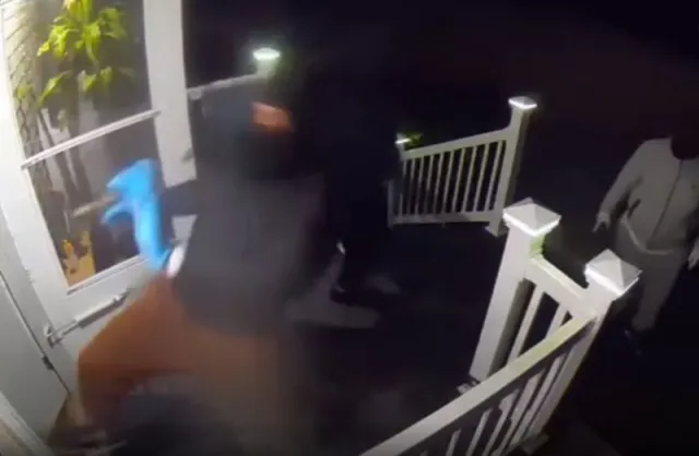 three armed intruders