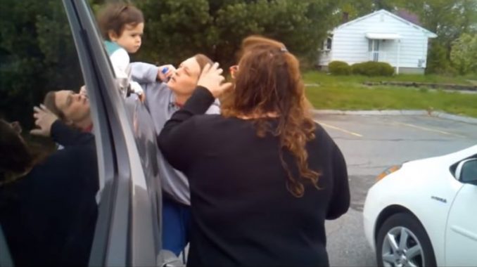 Prius Owner Freaks Out After Seeing A Couple In A Diesel Truck