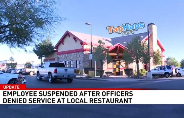 The Lodge at Cactus Uniformed Cops Denied Meal At Restaurant Bartender Gets In Trouble