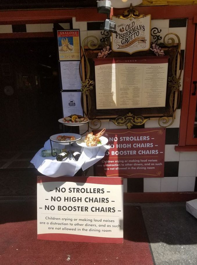 Parents Furious After Seeing Offensive Sign Posted At Old Fisherman's Grotto