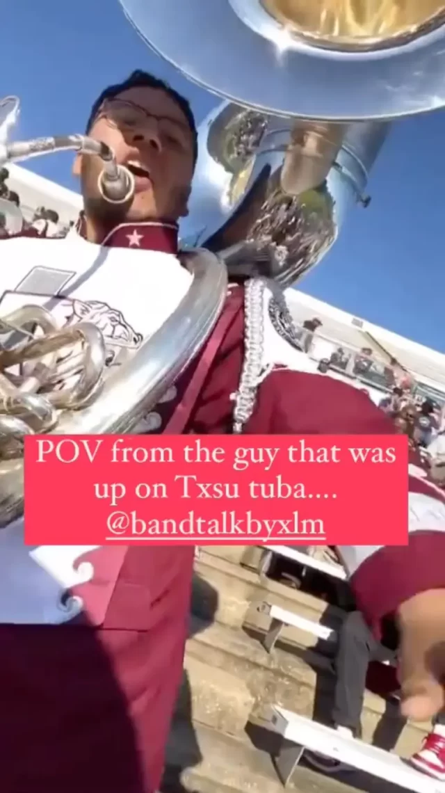 tuba player