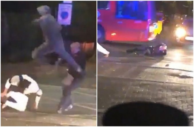 Female Cop Savagely Beaten, Watch The Reaction From Citizens